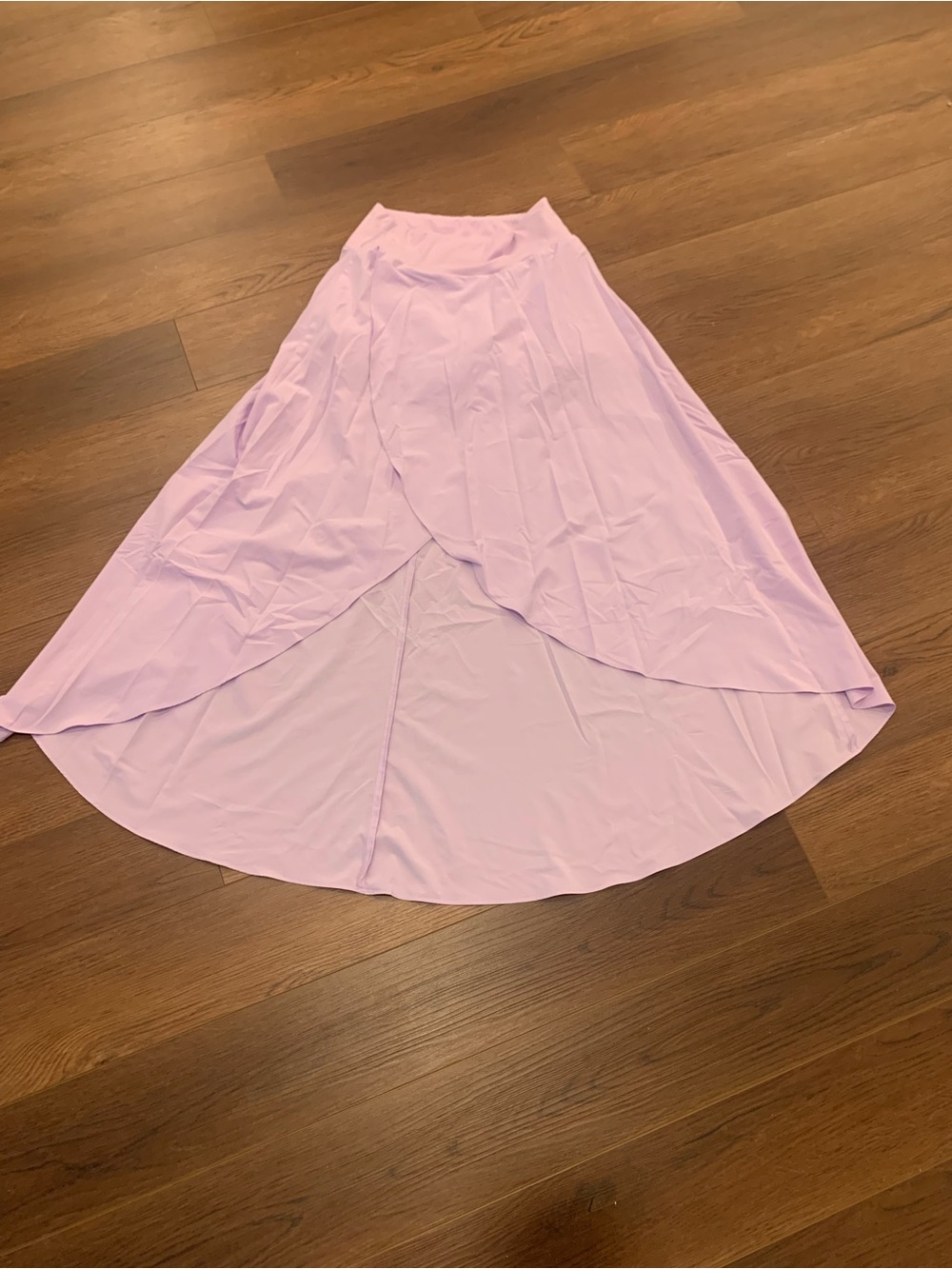 HALARA Lilac High-Low Wrap Skirt